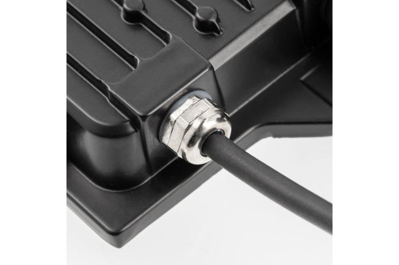 G-TECH LED Flutlicht mit Bewegungssensor, 30W, 3000lm, AC220-240V, 50/60 Hz, PF>0,9, RA>80, IP65, 120°, 4000K, schwarz 1208959176