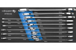Hoegert Kombinationsschlüssel-Set 15-teilig technischer Schaum 1208962052