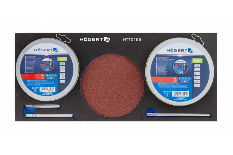 Hoegert Satz Schleifscheiben zum Schneiden von Metall und Edelstahl, 60 Stück. 1208962062