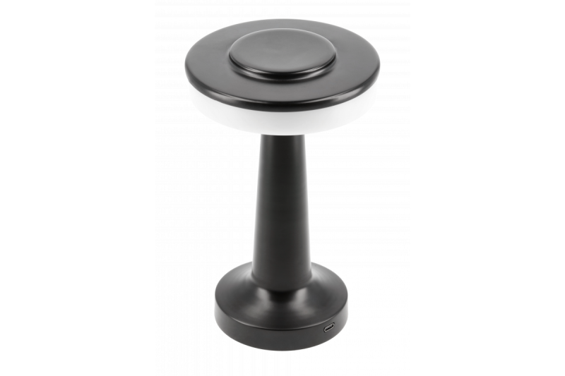 Decor Schreibtischlampe Monum 3W 200lm DC 5V 1A 3000 K 3 Grad dimmbarer Akku 1800 mAh schwarz 1208962504