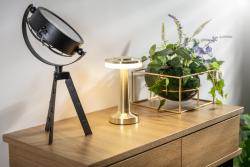 Decor Monum Schreibtischlampe 3W 200lm DC 5V 1A 3000 K 3 St. Dimmen Batterie 1800 mAh gold 1208962505