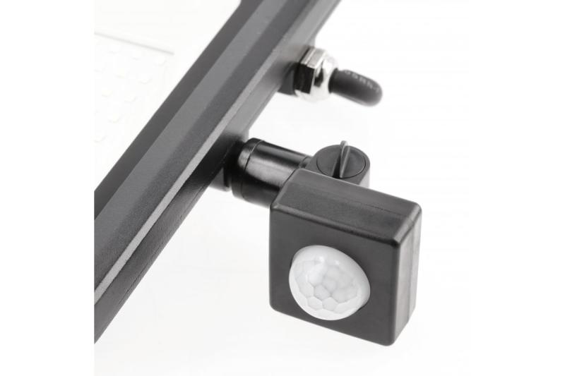 LED-Flutlicht iNEXT mit Bewegungssensor 20 W 1600 lm, PF>0,9, RA>80, IP65, 120°, 6400 K, schwarzes Gehäuse 1208962859