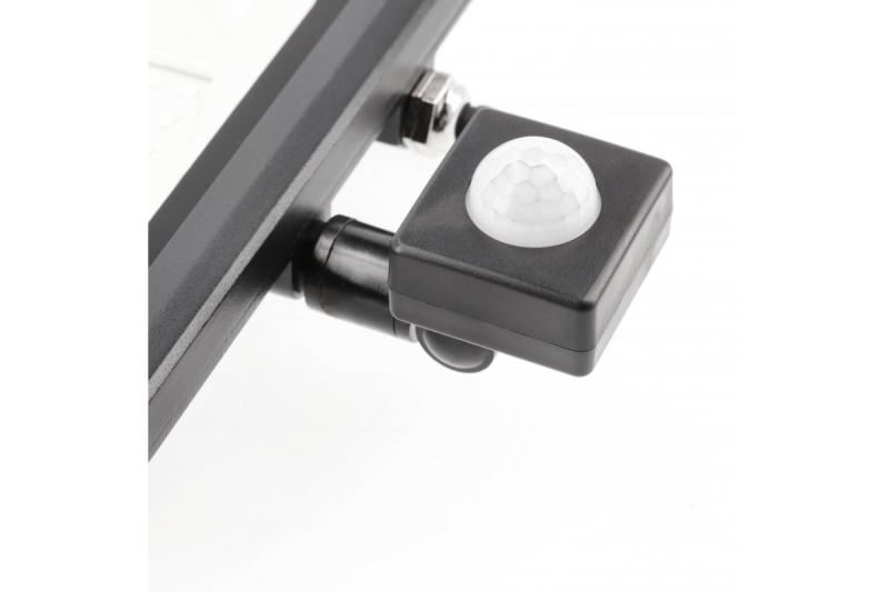 LED-Flutlicht iNEXT mit Bewegungssensor 50W 4000lm, PF>0,9, RA>80, IP65, 120°, 6400K, schwarzer Körper 1208962862