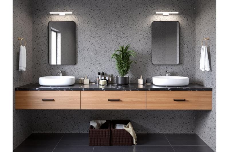 Decor LED-Leuchte Catania 400mm 8W AC220-240V 50/60Hz 4000K IP44 RA >80 640lm Chrom 1208962883