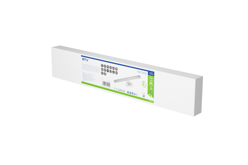 Decor LED-Leuchte Catania 600mm 12W AC220-240V 50/60Hz 4000K IP44 RA >80 960lm Chrom 1208962886