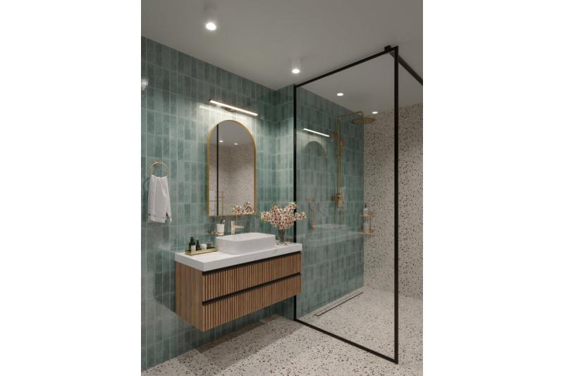 Decor LED-Leuchte Catania 600mm 12W AC220-240V 50/60Hz 4000K IP44 RA >80 960lm Chrom 1208962886