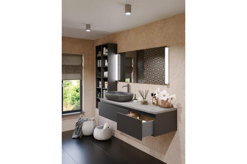 Decor Zita LED-Leuchte mit Schalter 600mm 15W AC220-240V 50/60Hz 4000K IP44 RA >80 1200lm Weiß 1208963291