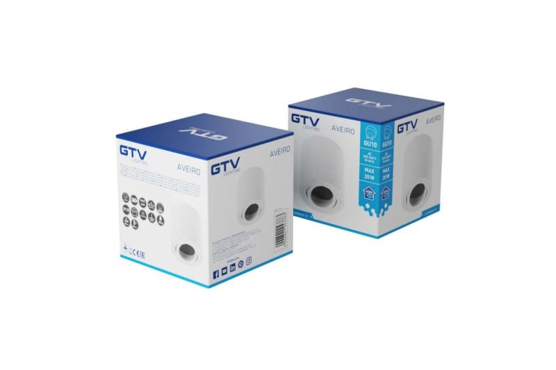 Decor Deckenleuchte AVEIRO Aluminium 80x85mm IP20 max 20W rund weiß 1208963831