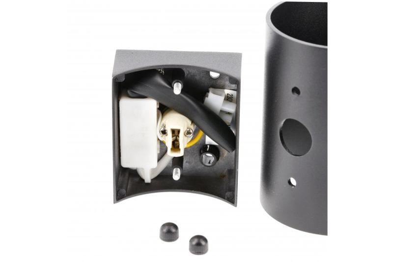 Decor Wandbefestigung CAMPIONE Aluminium G9 IP20 max. 40W IP20 rund schwarz 1208963851