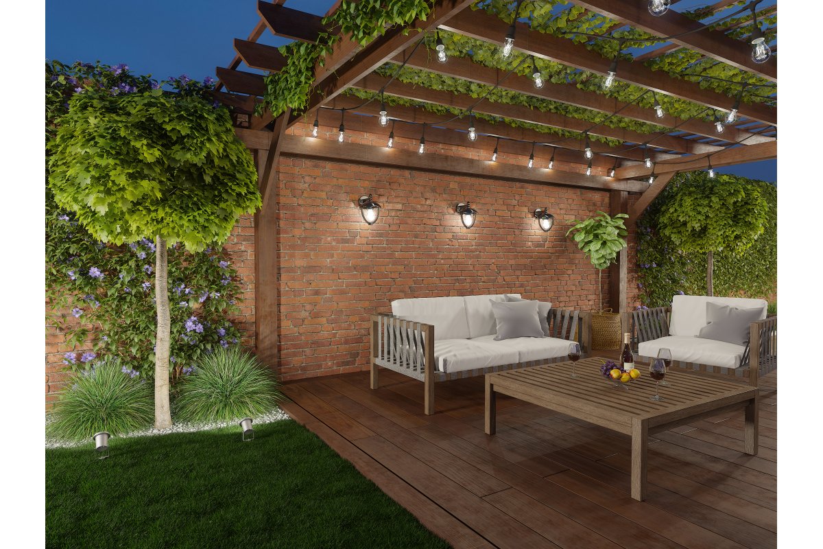 Decor Gartenleuchte GRANDE-AD E27 MAX.60W IP54 AC220-240V 50-60Hz flacher Boden schwarz 1208963884