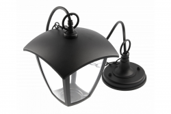 Decor Gartenleuchte MARINA-H E27 MAX.20W IP54 AC220-240V 50-60Hz schwarz, aufgehängt. 1208963930