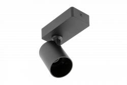 Decor Wandbefestigung SANTO Aluminium IP20 max. 20W einzeln rund schwarz 1208963993