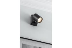 Decor Wandbefestigung SANTO Aluminium IP20 max. 20W einzeln rund schwarz 1208963993