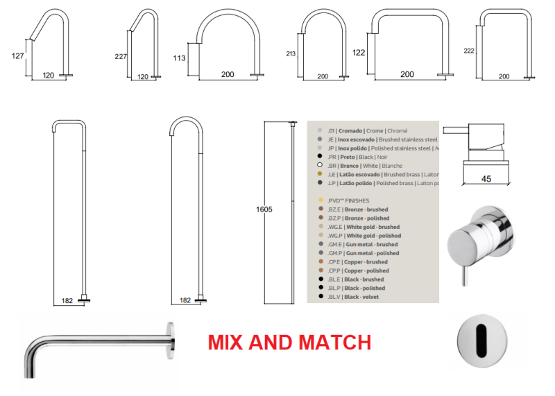 Waterevolution Flow Infrarot-Batteriesensor gebürstetes Kupfer T118EBCPE