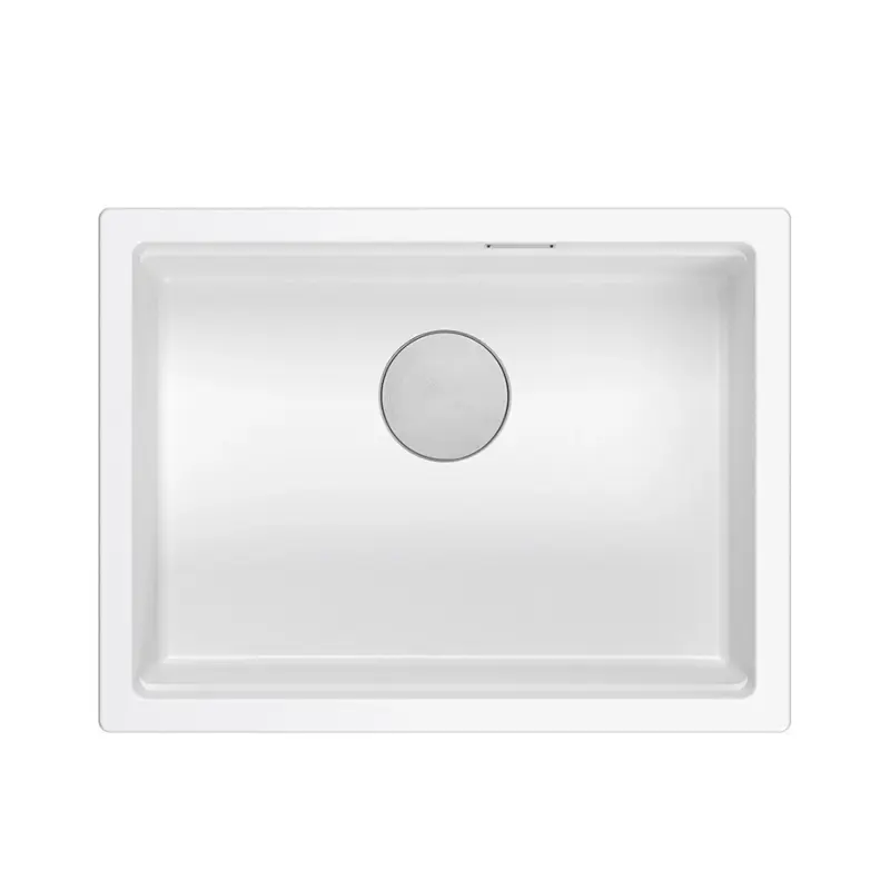 Quadri Newport II Granit Spülbecken, Unterbau Weiß 560x450 mm 1208966922