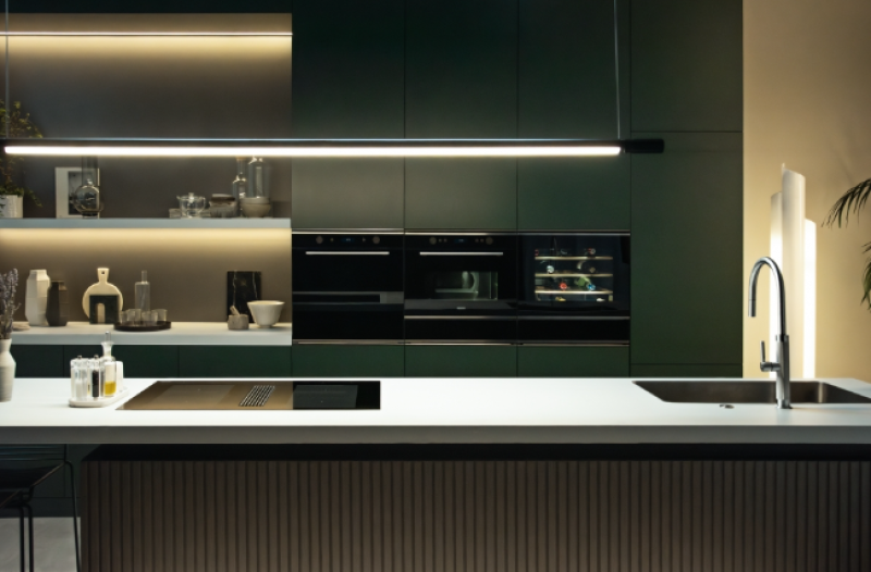 Franke Mythos Masterpiece Küchenarmatur Edelstahl mit J-Auslauf und herausziehbarer Düse - 115.0711.554