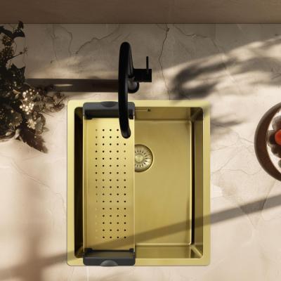 Pure.Sink Prestige Einsatzschale für Spüle Gold PPGCL40-60