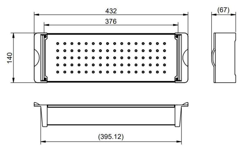 Pure.Sink Prestige Einsatzschale für Spülbecken Gun Metal PPGCL40-61