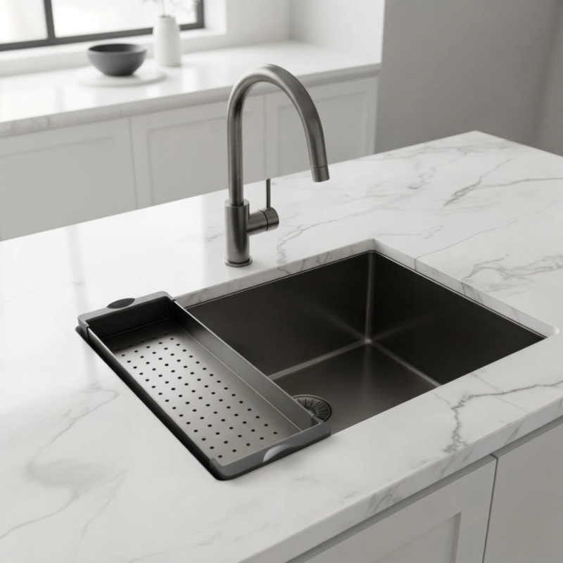 Pure.Sink Exclusivo Einsatz für Spülbecken Gun Metal COL-GunMetal