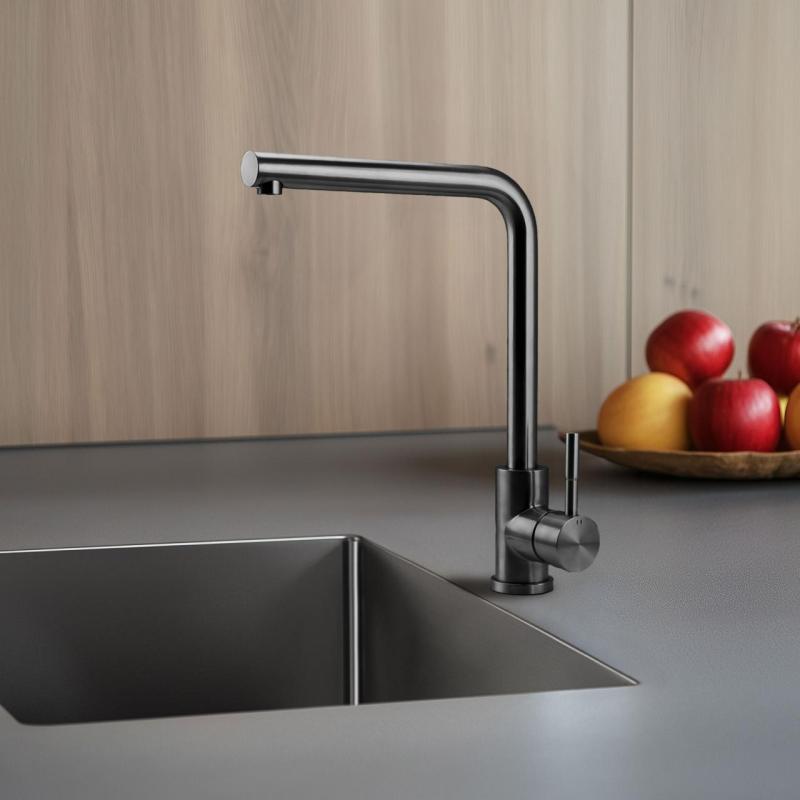 Pure.Sink Elite Steel Spark Küchenarmatur PVD Gun Metal PS8040-61