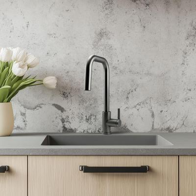 Pure.Sink Elite Steel Crystal-S Küchenarmatur PVD Gun Metal mit ausziehbarem Auslauf PS8050-61