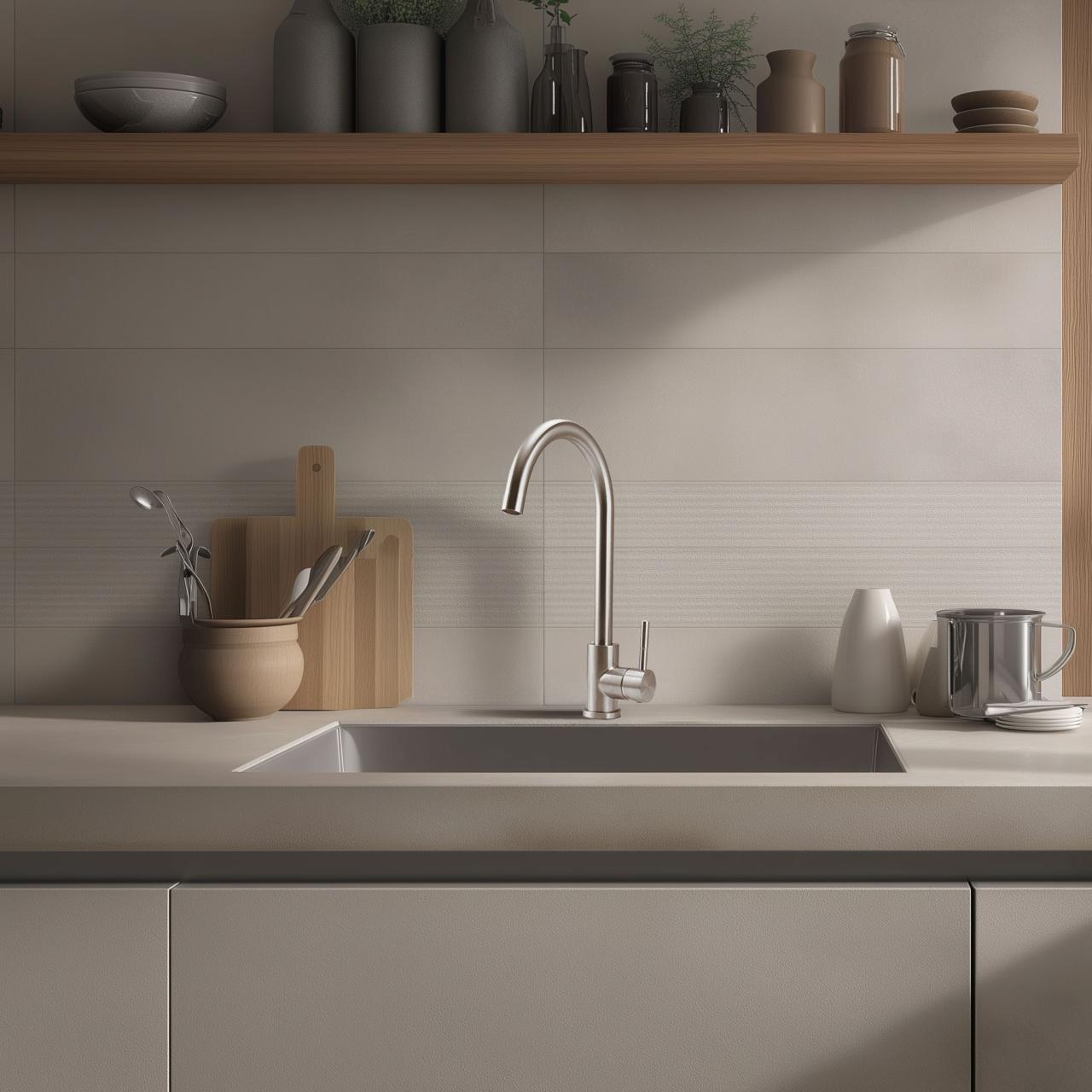 Pure.Sink Elite Steel Stream kitchen faucet stainless steel PS8044-02