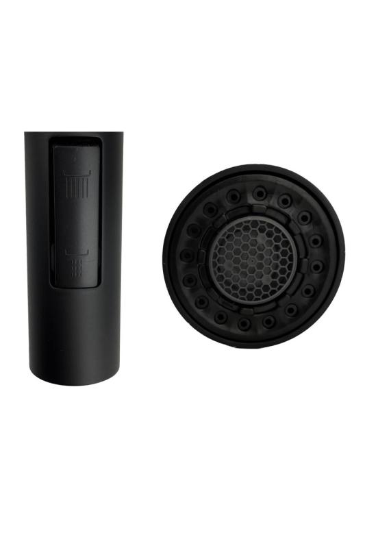 Pure.Sink Elite Steel Stream-S Küchenarmatur PVD Gun Metal mit ausziehbarem Auslauf PS8045-61