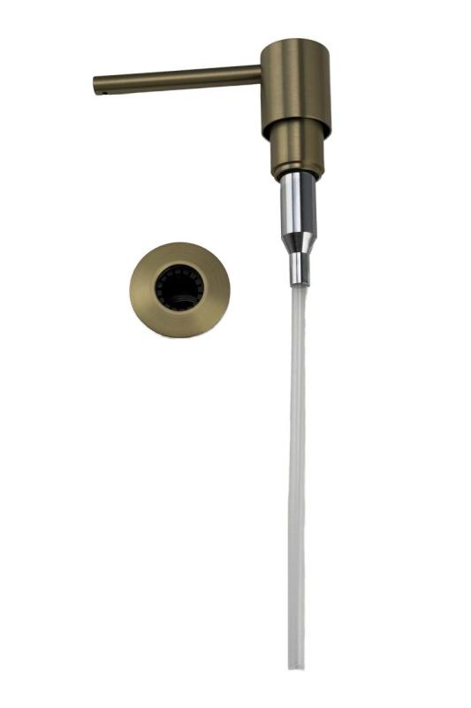 Pure.Sink Elite Steel Shine Einbau-Seifenspender Matt Schwarz von oben nachfüllbar PS9010-10