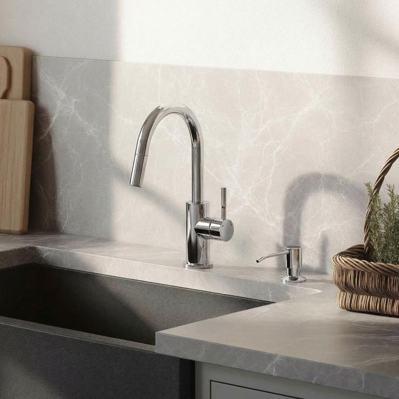 Quadri Manchester Einbau-Seifenspender Chrom - Von oben nachfüllbar 1208967654