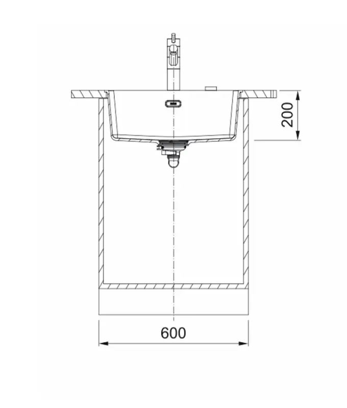 Franke Maris MRG 210-52 Fragranite Schiefergrau Spüle Grau Dunkel Flächenbündiger Einbau 135.0714.610