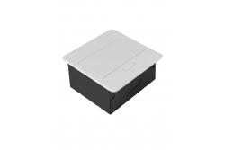 AVARO Einbau-Möbelsteckdose, 1x französische Steckdose, USB A+C, Kabel 1,5m, Weiß