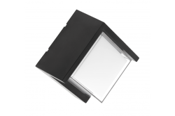 LED Fassadenleuchte CANTI II, 12W, 1000lm, AC220-240V, 50/60Hz, IP65, 4000K, schwarz