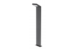 Gartenleuchte LONDON LED, 10W, 720lm, IP54, AC220-240V, 50/60Hz, 4000K, gerader Pfosten, 78 cm, schwarz