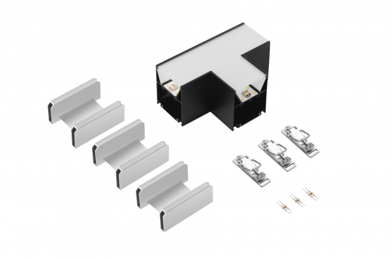 VINEA T-Verbinder, LED, schwarz