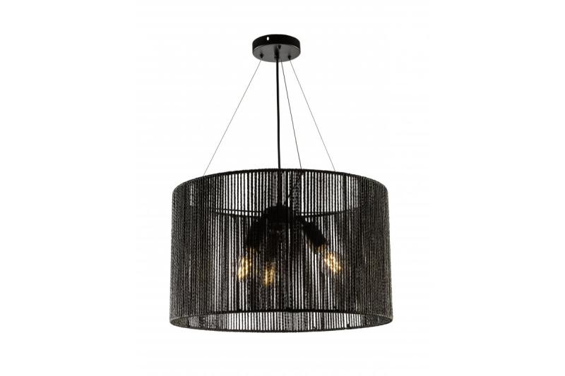 Deckenleuchte FORESTO 2, 5772, AC220-240V, 50/60Hz, 1*E27, max.40W, Durchmesser 50 cm, schwarz