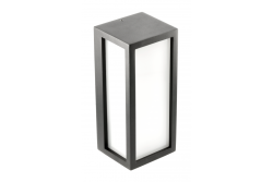 VASTI Fassadenleuchte, E27, MAX. 12W, IP54, AC220-240V, 50/60Hz, schwarz