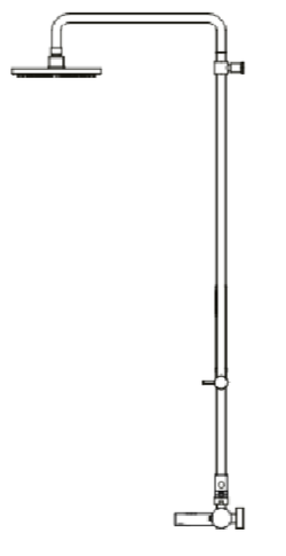 Wasserevolution Flow thermostatische Drei-Wege-Duscharmatur mit 250mm Kopfbrause und runder Handbrause Kupfer T131TNR25CPE