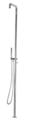 Wasserevolution Flow Duschsäule mit Mischknopf und Handbrause Kupfer T147CPE