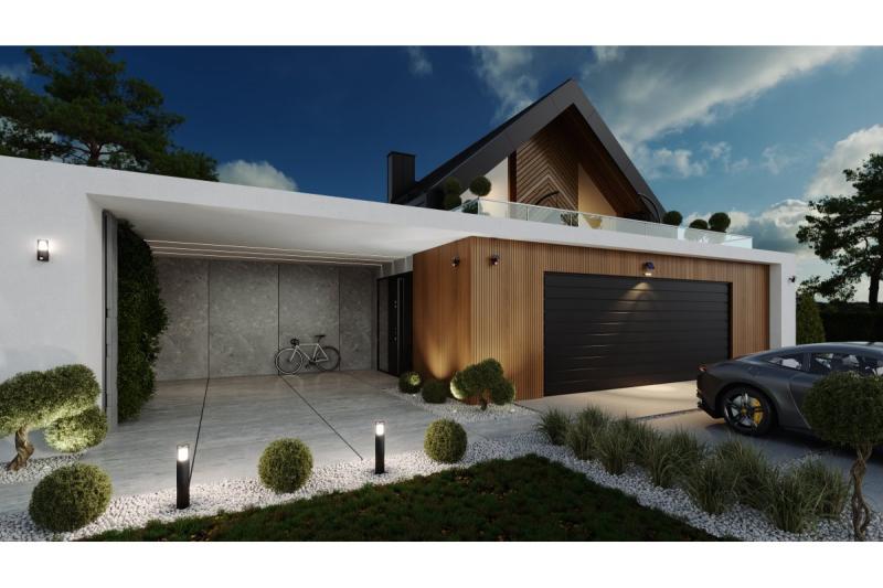 Sonnlichtleuchte mit Bewegungs- und Dämmerungssensor DAVOS, LED, 1000lm, 4000K, 2000mAh, IP54, schwarz