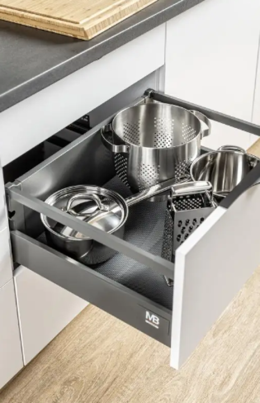 Decor Cutle Küchen-Antirutschmatte 480x5000mm Schwarz 1208969953