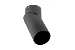 Deckenleuchte VIRGO, max. 250V, 50/60Hz, 57x152mm, IP20, max. 20W, Rund, Schwarz