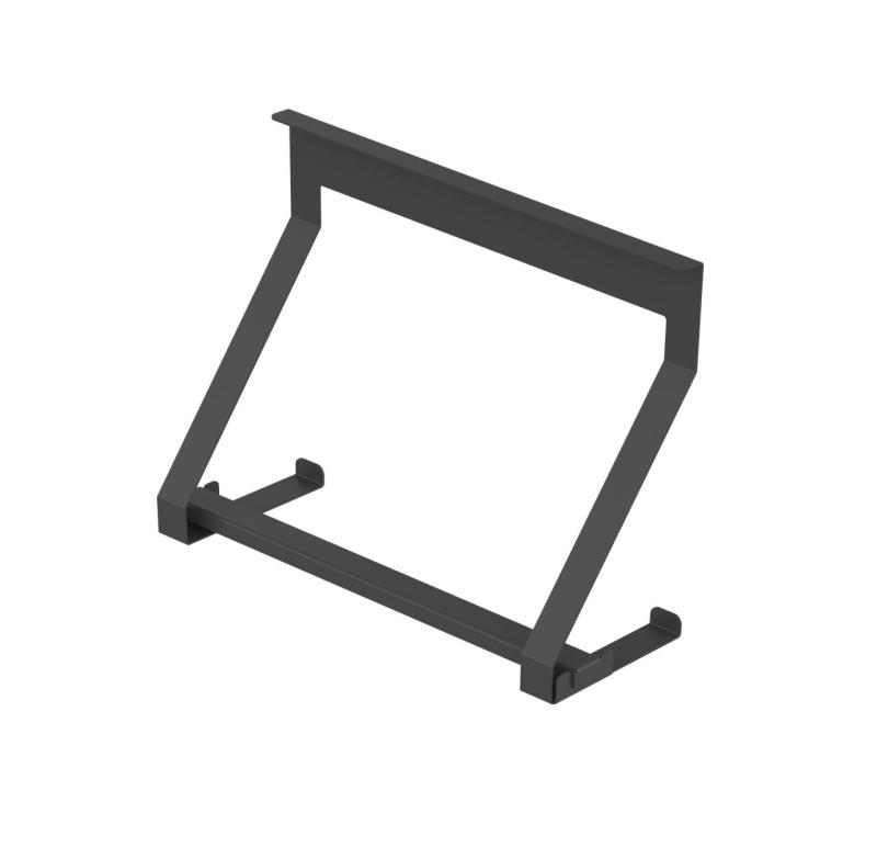 Epka Luxion Set Küchenreling 100 cm mit Zubehör Metall mit verdeckter Befestigung Schwarz 1208969983