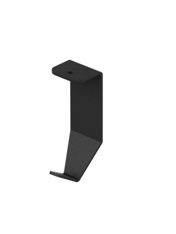 Epka Luxion Set Küchenreling 100 cm mit Zubehör Metall mit verdeckter Befestigung Schwarz 1208969984