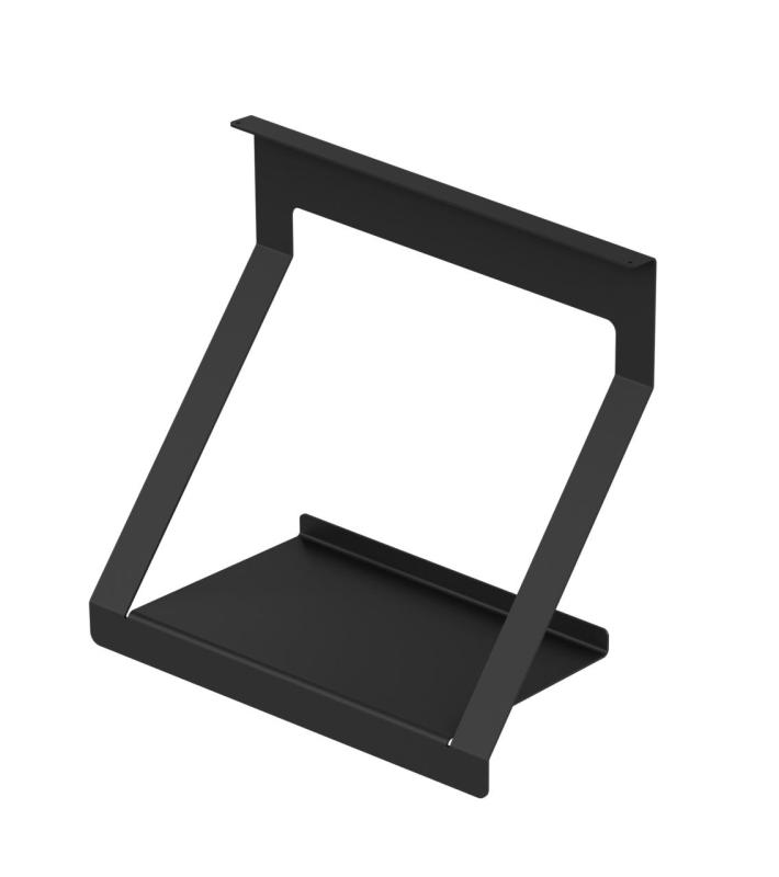 Epka Luxion Set Küchenreling 80 cm mit Zubehör Metall mit verdeckter Befestigung Schwarz 1208969994