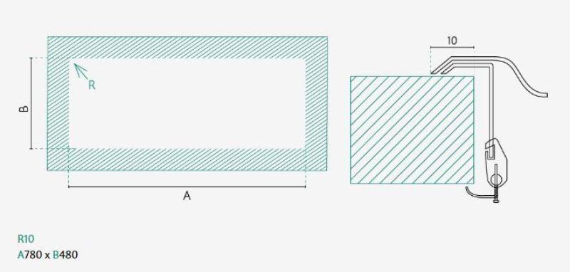 Bank Centurio 20 Edelstahl Doppelspülbecken Aufputz 80x50cm 1208970026