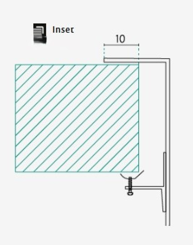 Bank IB1530 Edelstahlspüle 168 x 318 mm Auflage- und Flacheinbau 1208970043