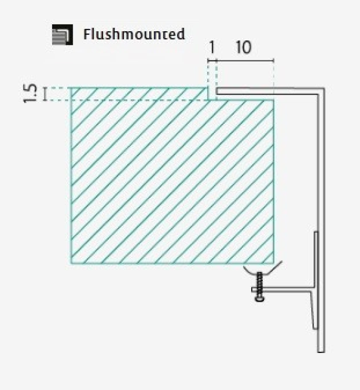 Banka IB4540 Edelstahl Spülbecken 45 x 40 cm Aufsatz- und Flacheinbau 1208970045
