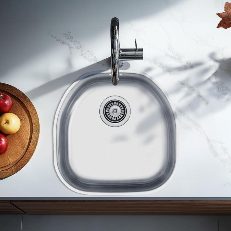 Banka Denver Edelstahlspüle 41 x 41 cm Unterbau 1208970049