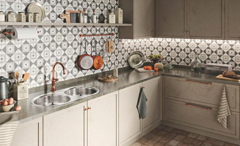 Banka Galicia Edelstahl Spüle Aufsatz 835 x 440 mm mit Abtropffläche 1208970053