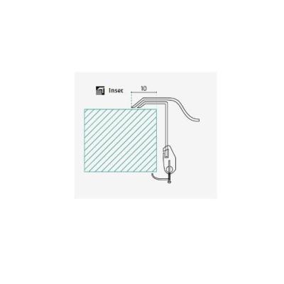 Banka P18380 Edelstahl Rundes flaches Spülbecken mit Abtropffläche 45 cm Aufsatz und Unterbau 1208970057